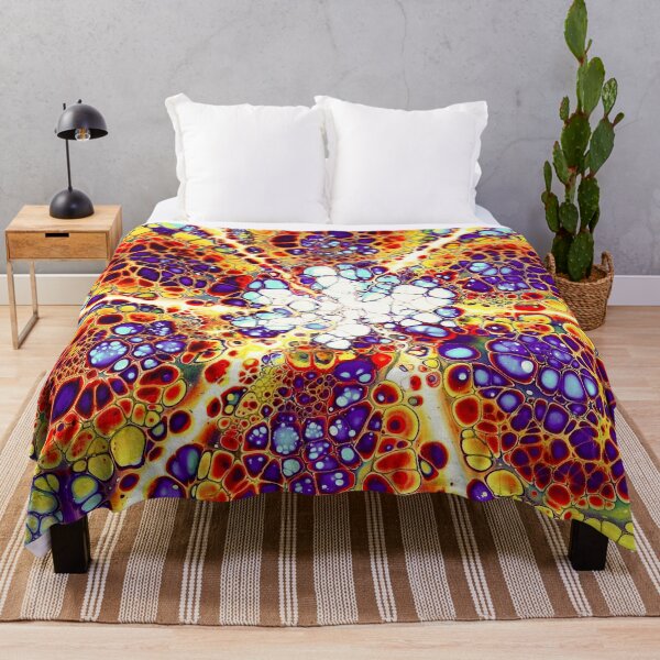 Item preview, PATTERN DESIGN STUDY #33 - Colorful Abstract of Cellular Shapes in Petal Form designed and sold by DEL-Productions.