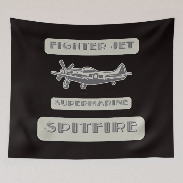 Item preview, avión de combate supermarine spitfire - vintage designed and sold by pat227jc.