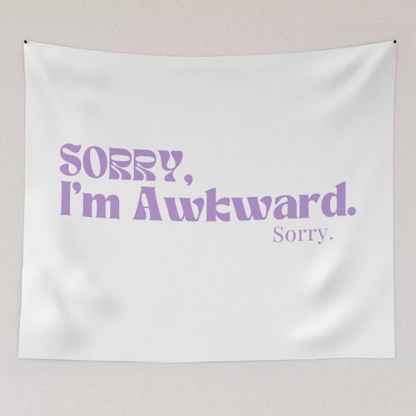 Item preview, Sorry I'm Awkward  - Introvert  - Funny  - Sarcastic  - Socially Awkward designed and sold by Alexa5454.