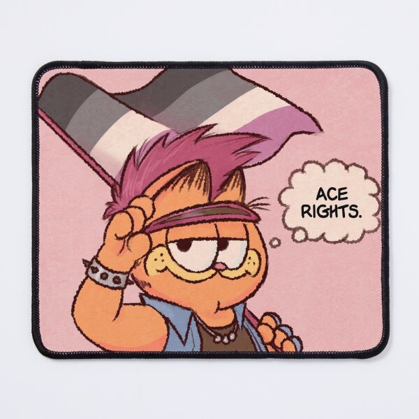 Item preview, Garf Pride - Ace rights designed and sold by SeaBees.