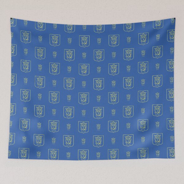Item preview, Stockholm Saint Eric, Blue and Yellow Pattern (Stockholm stadsvapen, Sweden) designed and sold by Landskapsbutiken .com.