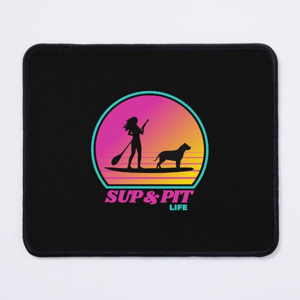 Item preview, SUP and Pit Life Beach Paddleboarding Pit Bull Mom designed and sold by Guarddogdrive.