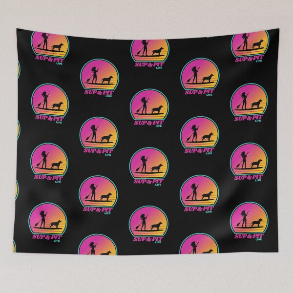 Item preview, SUP and Pit Life Beach Paddleboarding Pit Bull Mom designed and sold by Guarddogdrive.
