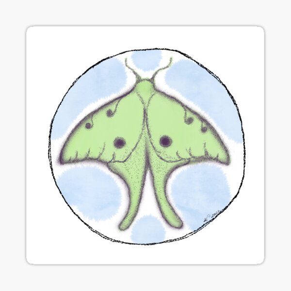 “Through the leaded window open…” Sticker