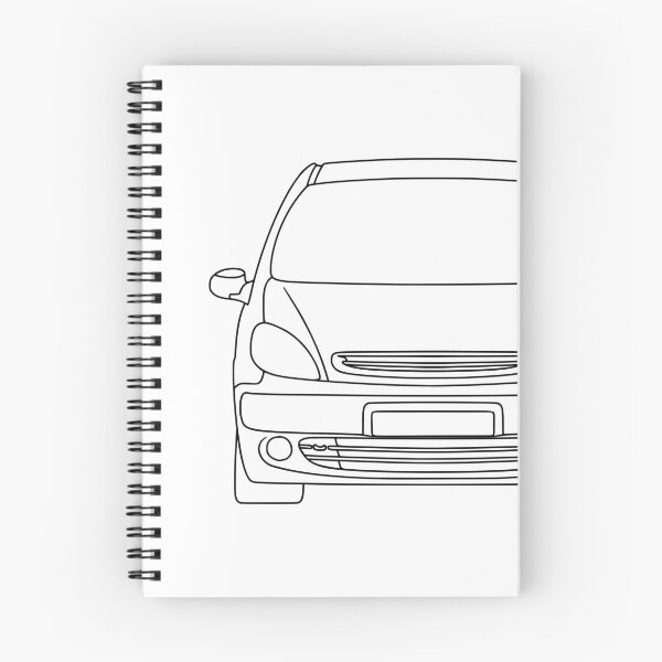 Artikelvorschau, Citroen Xsara 1999-2004 schwarze Linien entworfen und verkauft von EdimDesign.
