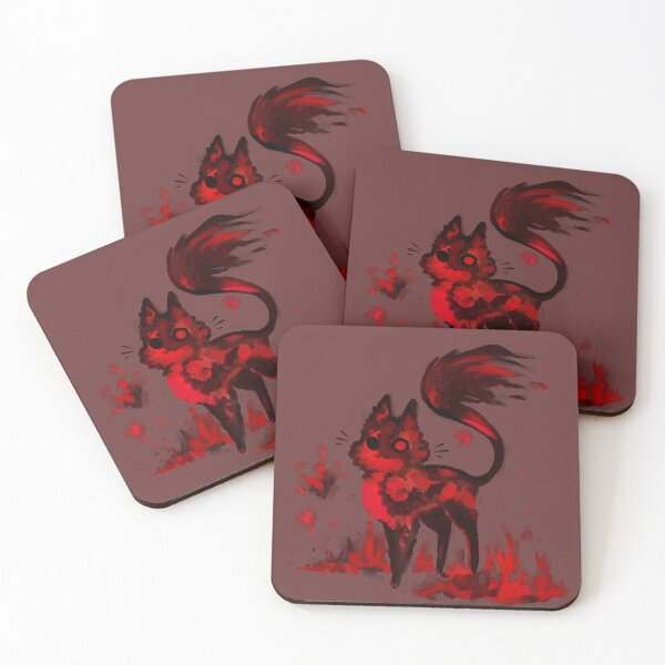 Item preview, fire demon cat designed and sold by snowysaur.
