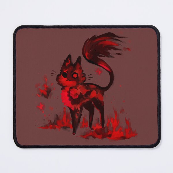 Item preview, fire demon cat designed and sold by snowysaur.