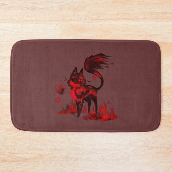 Item preview, fire demon cat designed and sold by snowysaur.