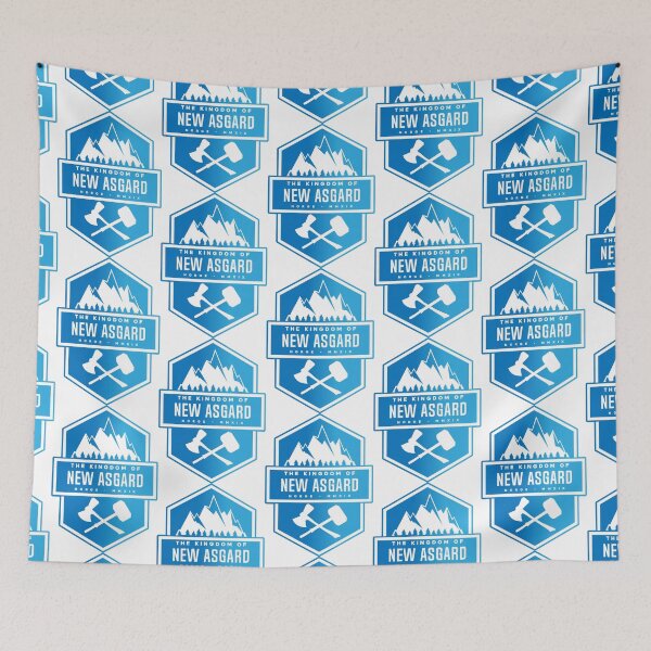 Item preview, New Asgard Blue Art Patch designed and sold by Primal Mistry.