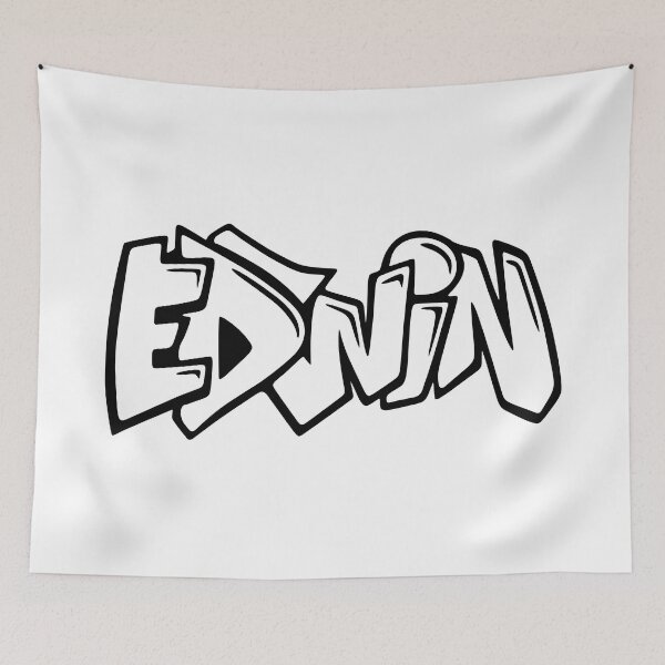Item preview, Edwin - Graffiti Name Design designed and sold by NameThatShirt.