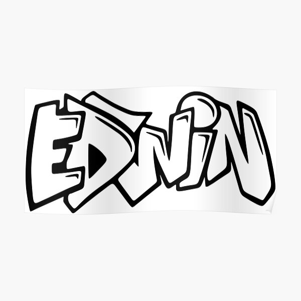 edwin-graffiti-name-design-poster-for-sale-by-namethatshirt-redbubble