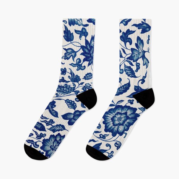 Item preview, Blue and White Chinese Pattern designed and sold by SuziQPrayers427.