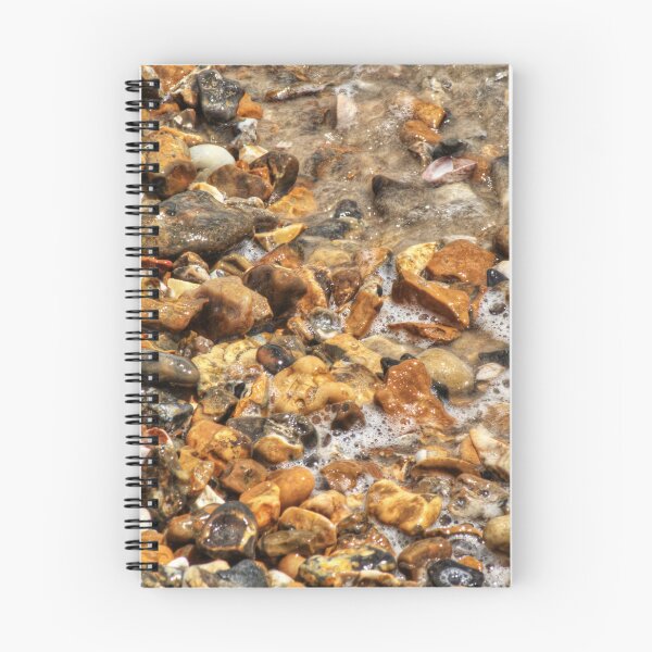 Item preview, Stones on the waters edge on Avon Beach designed and sold by days-photographic.