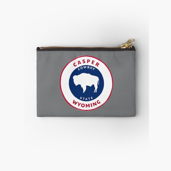 Item preview, Casper Wyoming State Flag Badge Bison Roundlet WY Pride designed and sold by JodieBond.
