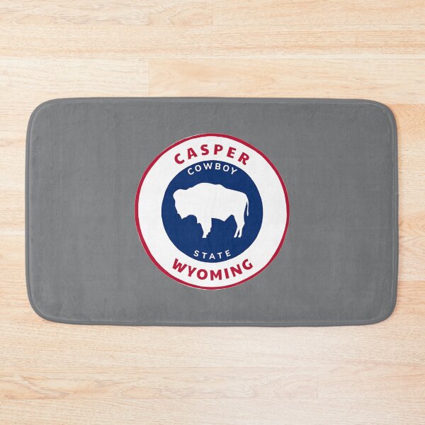 Item preview, Casper Wyoming State Flag Badge Bison Roundlet WY Pride designed and sold by JodieBond.