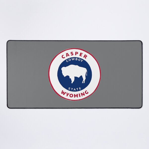 Item preview, Casper Wyoming State Flag Badge Bison Roundlet WY Pride designed and sold by JodieBond.