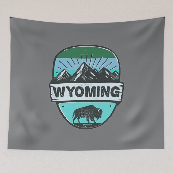 Item preview, Wyoming Grand Teton National Park Bison Buffalo Cheyenne Casper Jackson Laramie Gillette Cody designed and sold by JodieBond.