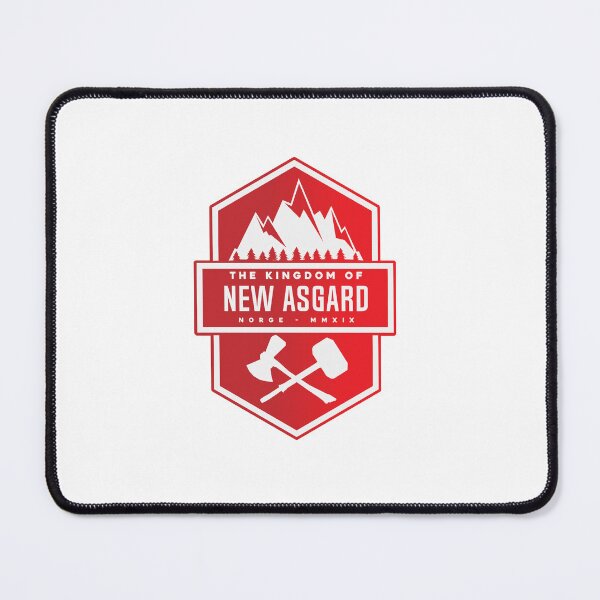 Item preview, New Asgard Red Art Patch designed and sold by Primal Mistry.
