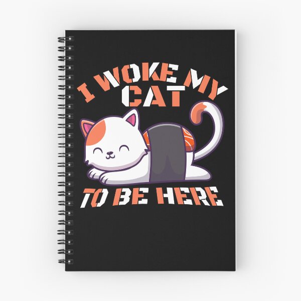 Item preview, i woke my cat to be here sushi designed and sold by Chaos-Touch.