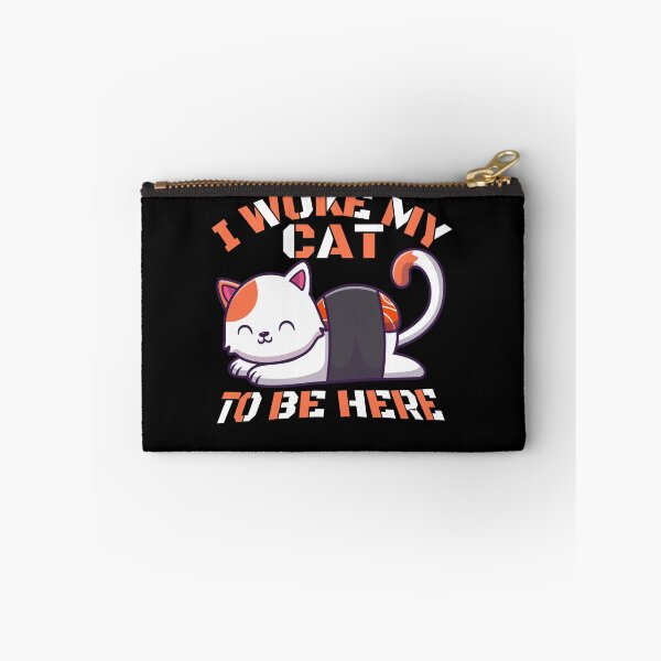 Item preview, i woke my cat to be here sushi designed and sold by Chaos-Touch.