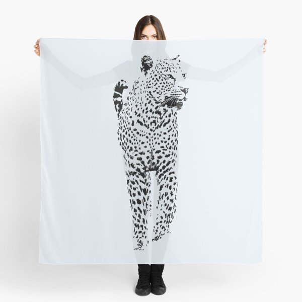 Black Leopard Scarves Redbubble