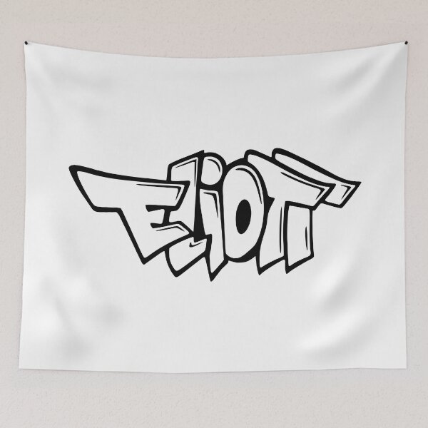 Item preview, Eliott - Graffiti Name Design designed and sold by NameThatShirt.