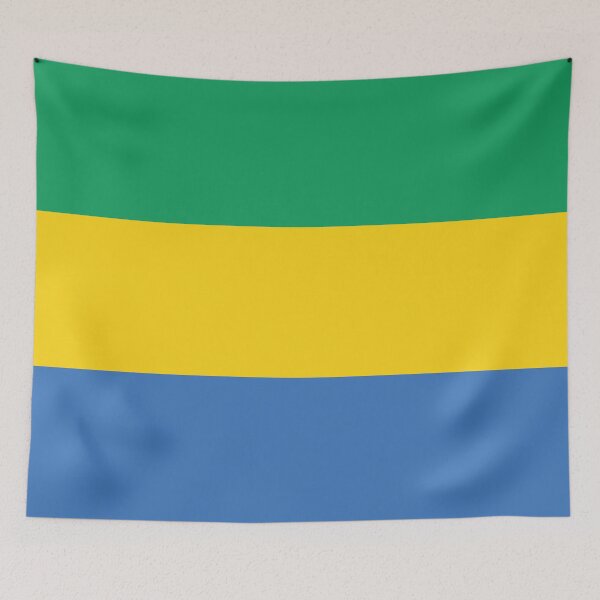 Item preview, Gabon Flag designed and sold by shirtsonshirts.