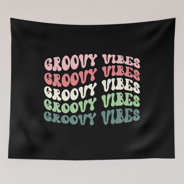 Item preview, groovy vibes designed and sold by Hey-Nice-Shirt.