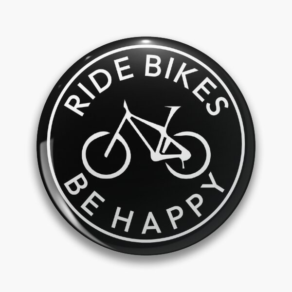 Item preview, Ride Bikes Be Happy Mountain Bike Biker  designed and sold by The Junto Shop.