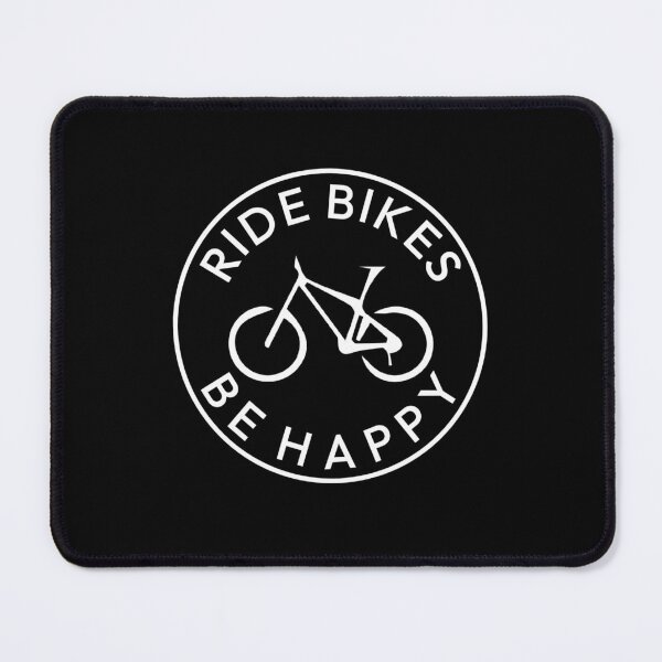 Item preview, Ride Bikes Be Happy Mountain Bike Biker designed and sold by The Junto Shop.