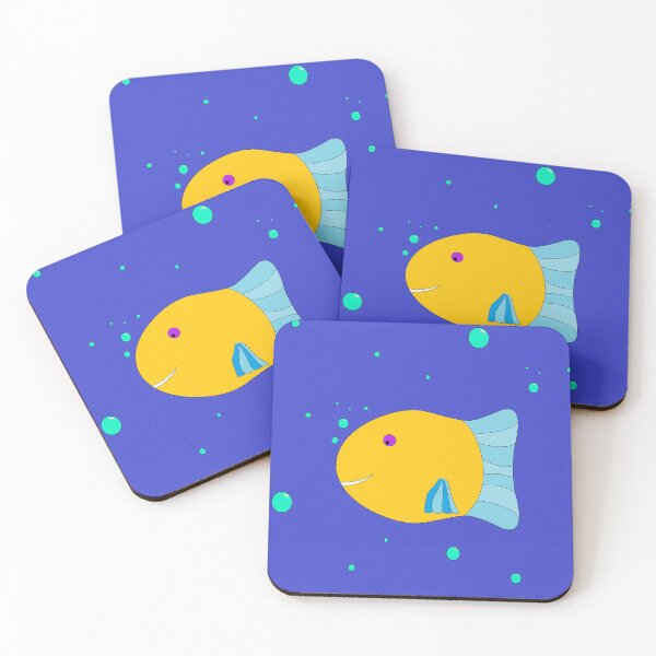 Item preview, Happy Fishy Swimming Alone designed and sold by LindyLuDrew.