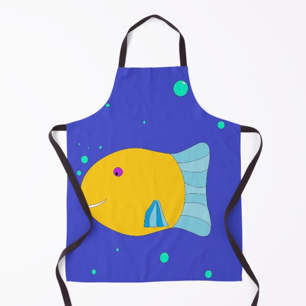 Item preview, Happy Fishy Swimming Alone designed and sold by LindyLuDrew.