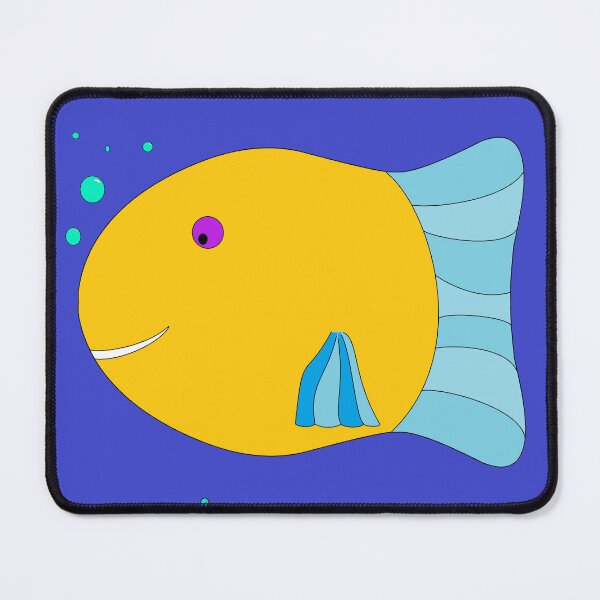 Item preview, Happy Fishy Swimming Alone designed and sold by LindyLuDrew.
