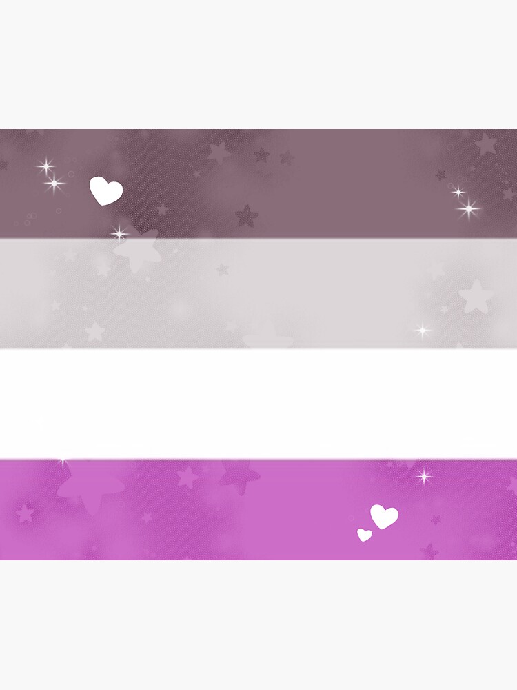 Asexual Pride Flag With Sparkles Sticker For Sale By Vdoes Redbubble