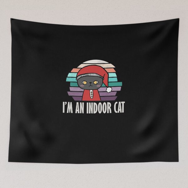 Item preview, i'm an indoor cat, Funny Cat Memes Lovers designed and sold by yssnyd.