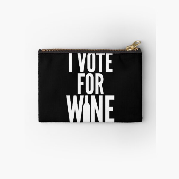 Item preview, I Vote For Wine. Funny Wine Lover Saying designed and sold by That Cheeky Tee.