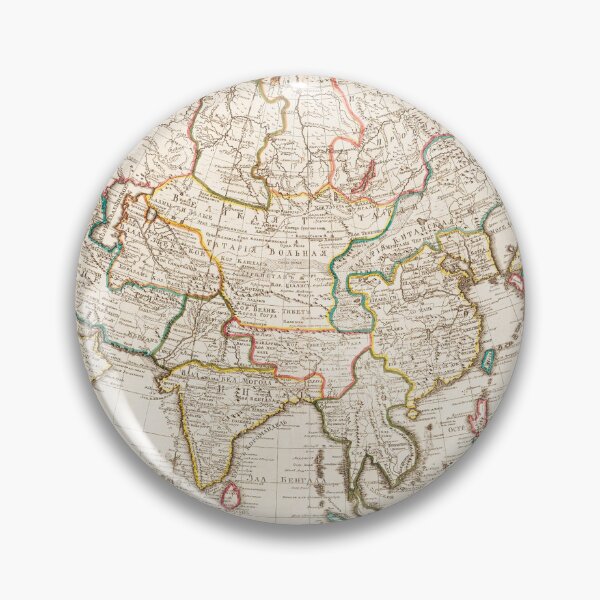 Item preview, Vintage Map of India and Southeast Asia designed and sold by SuziQPrayers427.