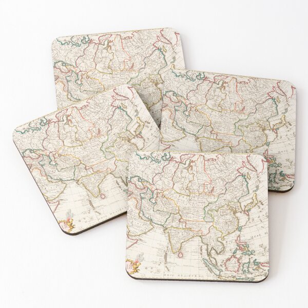 Item preview, Vintage Map of India and Southeast Asia designed and sold by SuziQPrayers427.