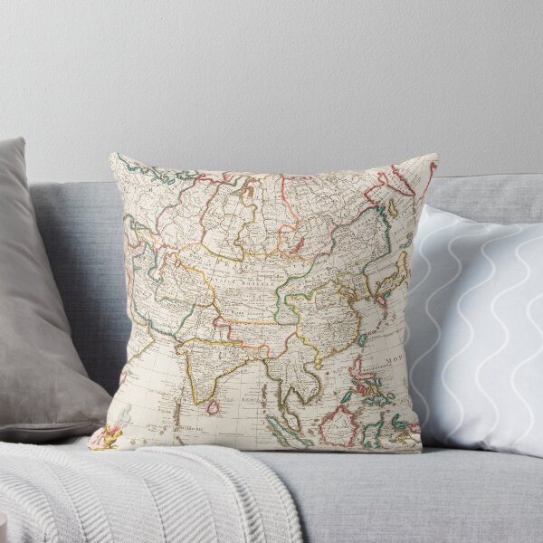 Item preview, Vintage Map of India and Southeast Asia designed and sold by SuziQPrayers427.