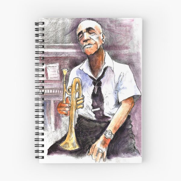Item preview, Old Jazz Trumpeter At Rest In The Club designed and sold by DonSylvester.