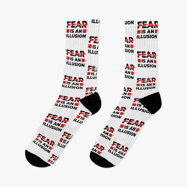 Item preview, Fear Is An Illusion Always Think To Be Positive Aspire To Inspire Before The Expire Funny Saying Happy Life Apparel Essential Motivation Inspiration Joy Mood designed and sold by DesignByHeartUK.