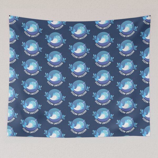 Item preview, Ocean Unicorn Narwhal designed and sold by ChelleCreate.