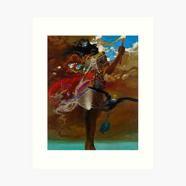 Item preview, Untitled (Woman), by Zdzisław Beksiński designed and sold by JustContemplate.