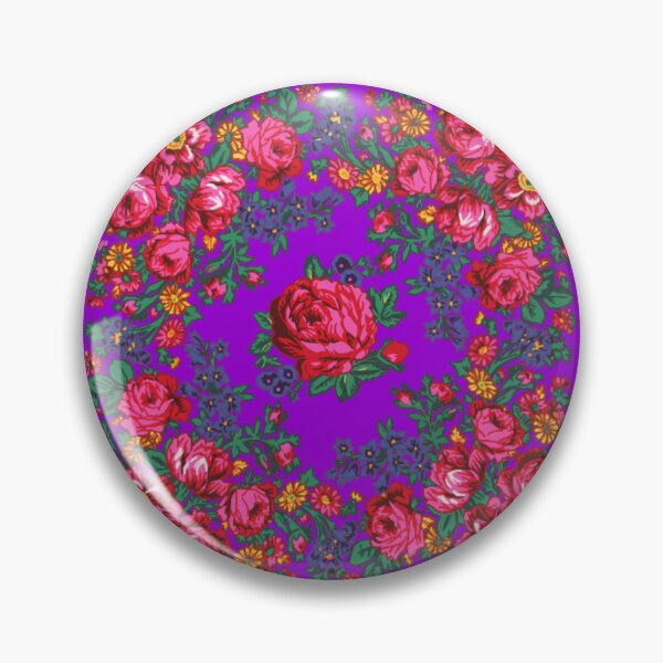 Item preview, Purple / Pink Tea Rose Native Floral Print designed and sold by JMWCD.