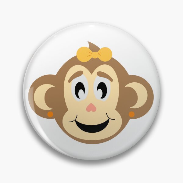 Item preview, Cute Monkey with Bow  designed and sold by Suzakara Designs.