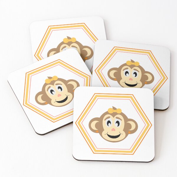 Item preview, Cute Monkey with Bow  designed and sold by Suzakara Designs.