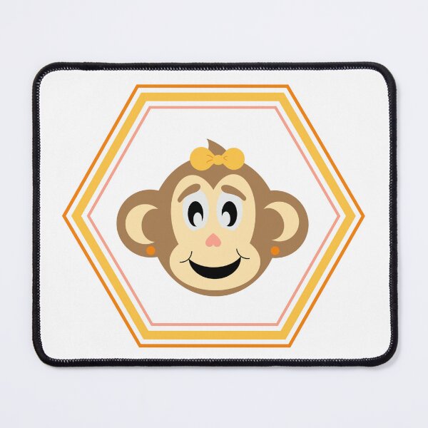 Item preview, Cute Monkey with Bow  designed and sold by Suzakara Designs.