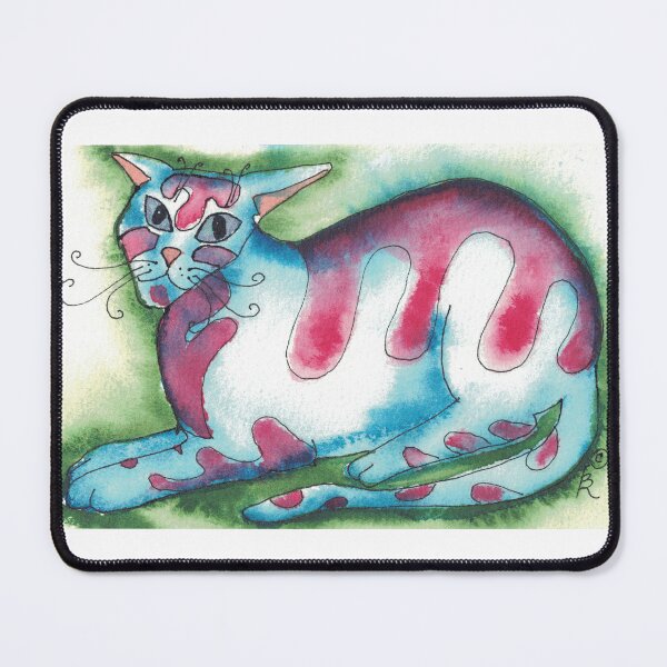 Item preview, fat striped fantasy tabby cat designed and sold by CrittersByLola.