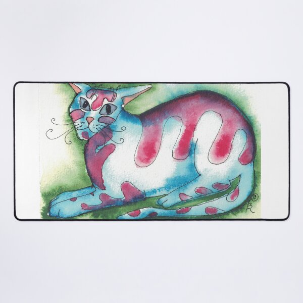 Item preview, fat striped fantasy tabby cat designed and sold by CrittersByLola.