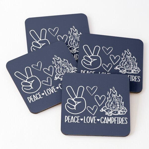 Item preview, Peace Love Campfires designed and sold by ChelleCreate.